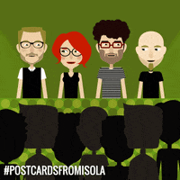 postcardsfromisola party jump people postcardsfromisola GIF