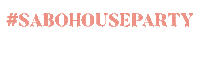 Celebrate House Party Sticker by Sabo Skirt