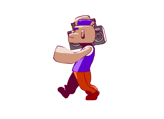 2d animation GIF