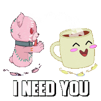 Coffee Time Running Sticker by Masters of Mayhem
