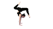 boho_stretching boho stretching split flexible Sticker