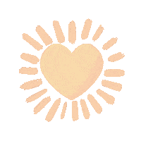 peaceofmind_ec heart yellow peaceofmind peace of mind ec Sticker