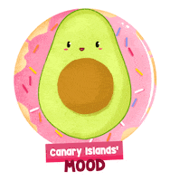 CanaryIslandsTourism avocado vacaciones float aguacate Sticker