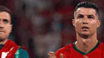 Applauding Cristiano Ronaldo GIF