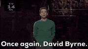 David Byrne Snl GIF by Saturday Night Live