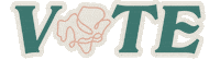 2020 Election Usa Sticker by No Fake Flowers