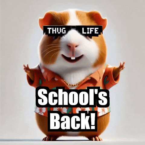 Excited School GIF by Guinea Gambino
