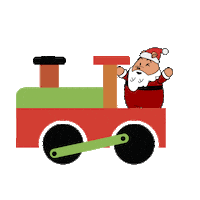 Santa Claus Holiday Sticker
