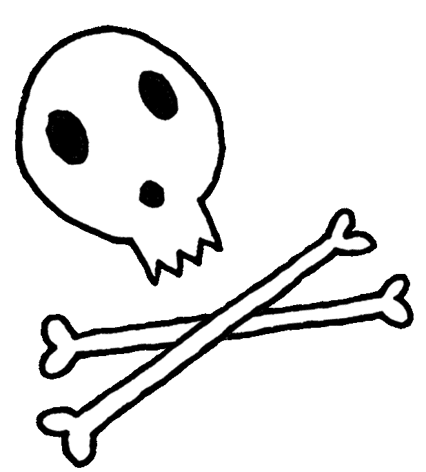 Halloween Skull Sticker by Nicole Miller