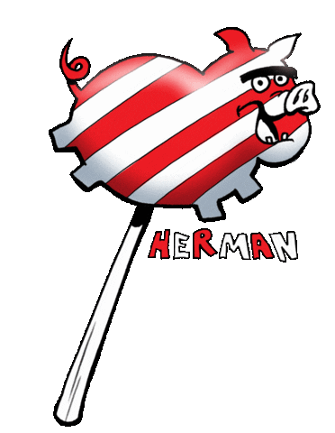 Candy Herman Sticker by Grymt