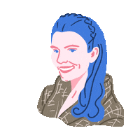 Wink Character Sticker