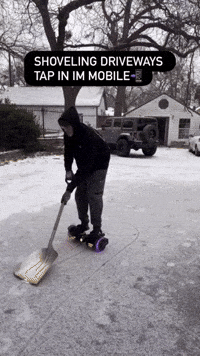 Snow Shoveling GIF