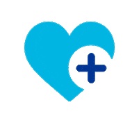 TMI-interim hart tmi blauw hart dedetacheerder in de zorg Sticker