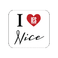 I Love Nice France Sticker by IES Abroad