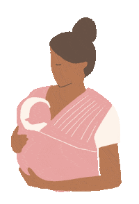 karingforpostpartum baby mama babies motherhood Sticker