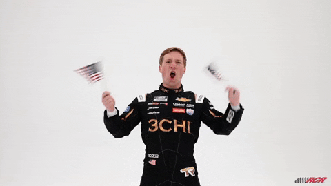 American Flag Win GIF by Richard Childress Racing