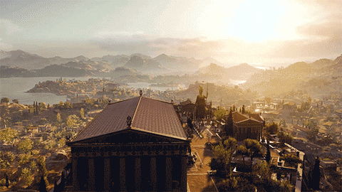 ancient greece sky GIF by Assassin's Creed