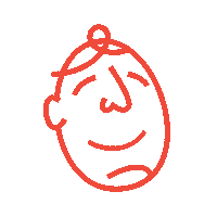 follow_trevor smile logo coffee czech Sticker