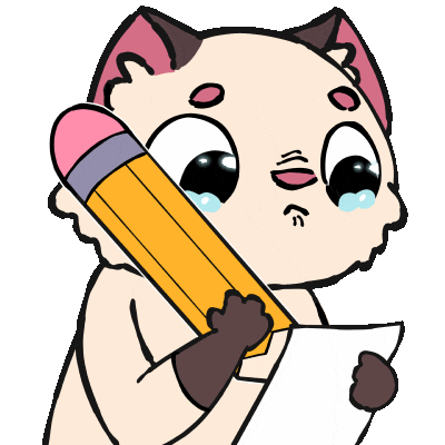 Sad Cat Sticker