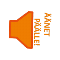 Äänet Päälle Sticker by Koulutuskeskus Salpaus