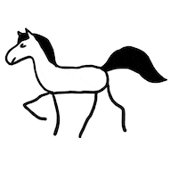 Animation Horse Sticker by ELYX