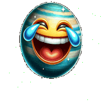 uranusarmy laugh emoji bounce bouncy Sticker