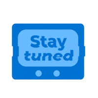 Stay Tuned Waiting Sticker by IYKRA.com