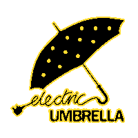 ElectricUmbrella logo uk charity electric Sticker