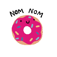 Dessert Eating Sticker by HAPPI HAPPU