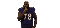 Calm Down Morgan Moses Sticker by Baltimore Ravens
