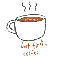 Illustration Coffee Sticker by Louise