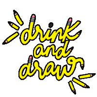 Drink Draw Sticker