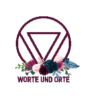 worteundorte love happy logo flower Sticker