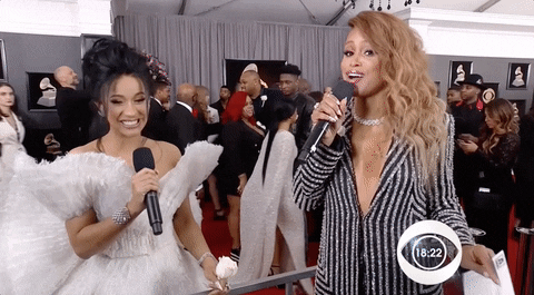 Cardi B GIF by Recording Academy / GRAMMYs