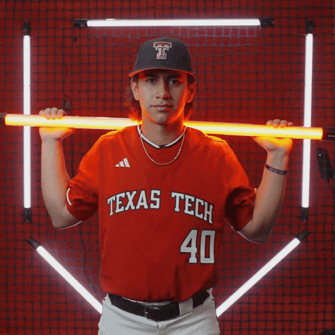 Dominic Archila GIF by Texas Tech Baseball