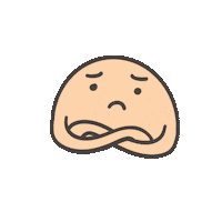 Sad Face Sticker
