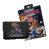 VanDammaged sega genesis low poly 3d model Sticker