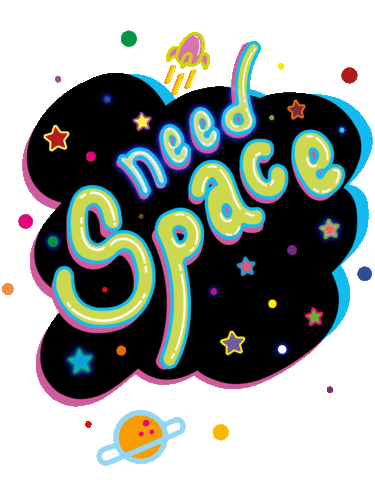 Jessimalpoint cool retro space mood Sticker