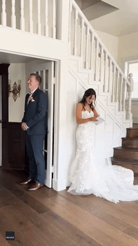 Maid of Honor Shows Determination to Be With Bride No Matter What During Photoshoot