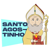Santo Agostinho Sticker by Agostinianos Recoletos