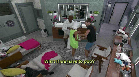Toilet Paper Bathroom GIF by Big Brother