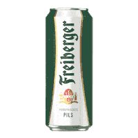 Bier Dose Sticker by Freiberger