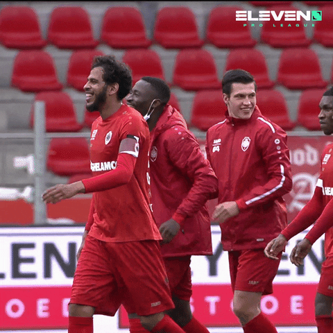 Celebration Goal GIF by ElevenSportsBE