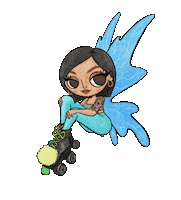 Skate Butterfly Sticker