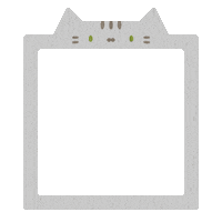 Cat Frame Sticker