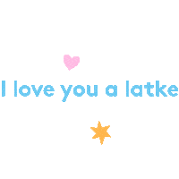 I Love You Hanukkah Sticker by Refinery29