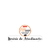 Horarios Sticker by LOJA PH SHOP A Sua Loja De Aquarismo