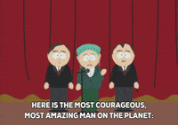 christopher reeve stage GIF by South Park 
