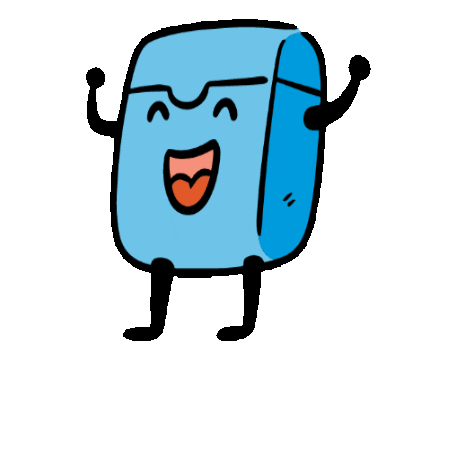 MyVillage giphygifmaker teeth dentist floss Sticker