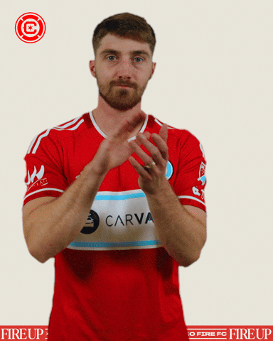 Chicago Fire Clap GIF by Chicago Fire Football Club